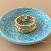 Load image into Gallery viewer, Hammered Adjustable Toe Ring - Tribal Waves Silver