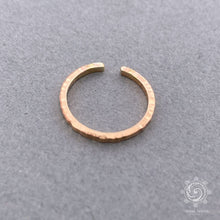 Load image into Gallery viewer, Hammered Adjustable Toe Ring - Tribal Waves Silver
